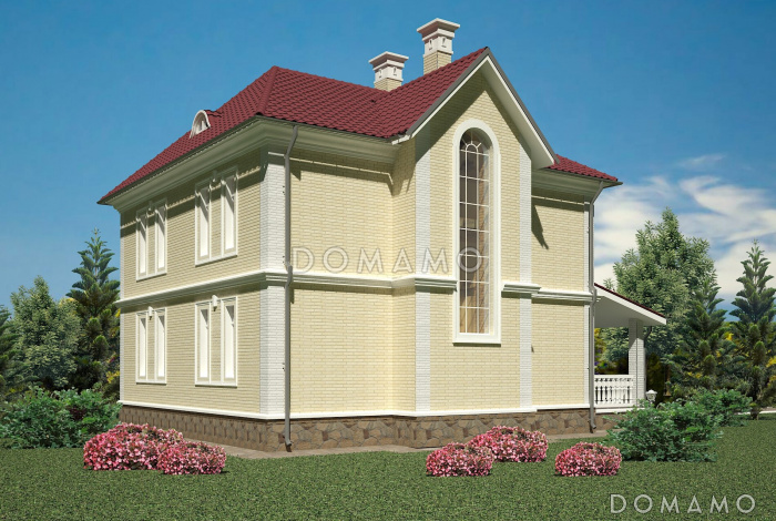 Проект классического коттеджа 10х10.