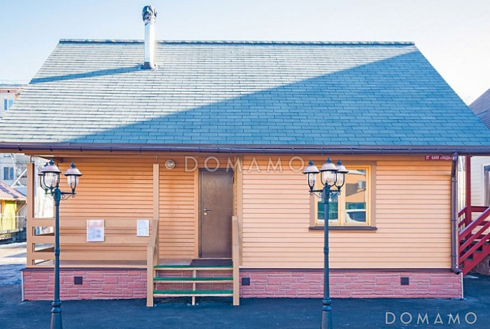 Проект бани из клееного бруса со вторым светом