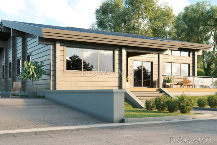 Проект идеального одноэтажного загородного дома