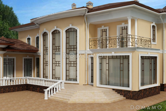 Проект дома из кирпича