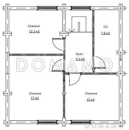 Калина / План мансардного этажа