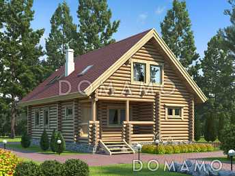 Проект деревянного дома со вторым светом