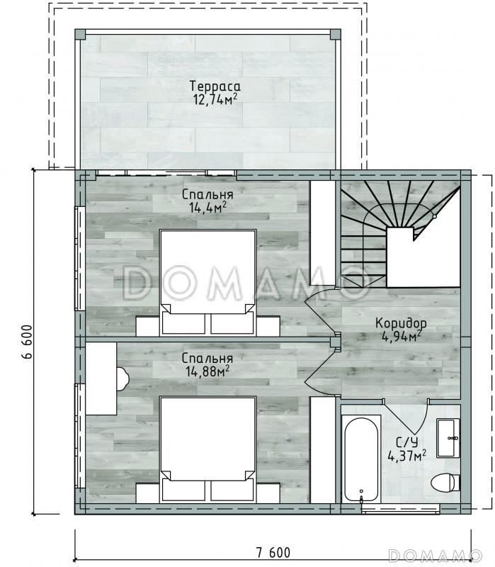 ДД-113 / План 2 этажа