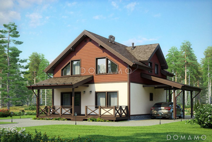 Проект частного загородного дома из газобетона