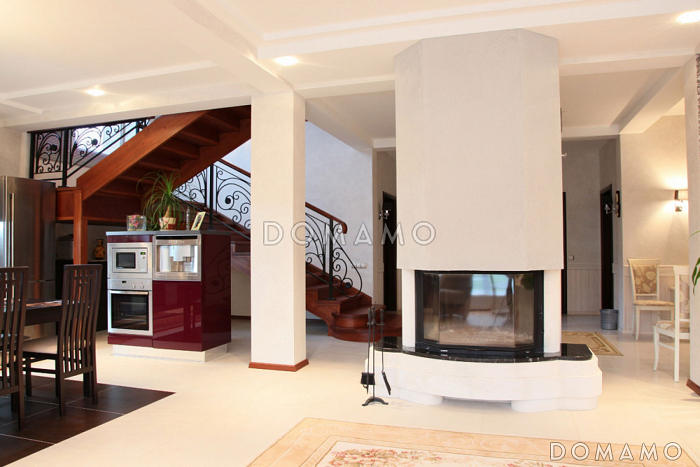 Проект кирпичного дома с 4 спальнями