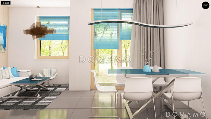 Проект дома из кирпича с мансардой, камином, кабинетом и гаражом