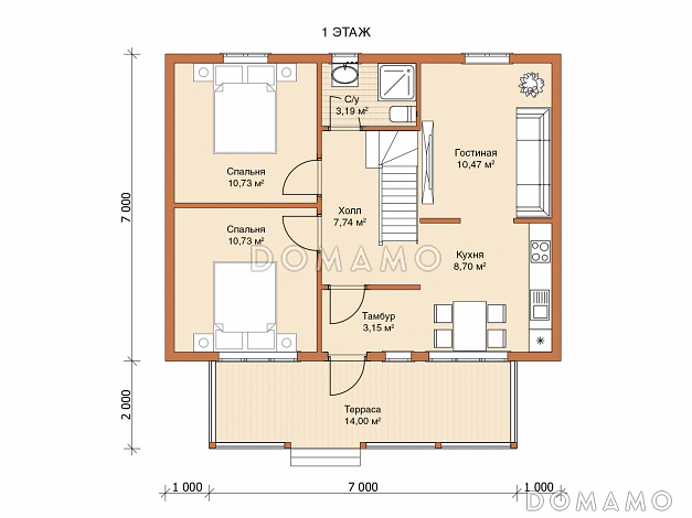 Каркасный дом 