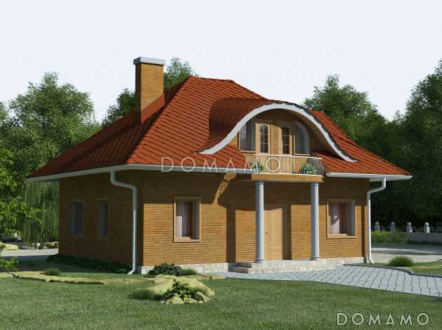 Проект современного загородного дома на семью из трех-шести человек