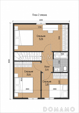 Б-18 / План 2 этажа