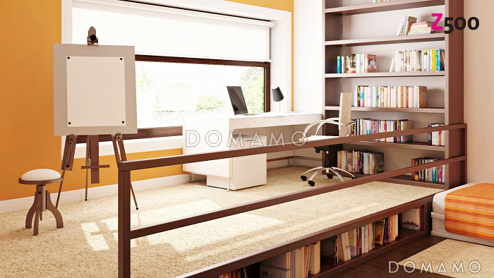 Проект современного двухэтажного дома в стиле хай-тек из газобетона с плоской крышей, гаражом и балконом