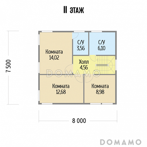 Барбарис / План 2 этажа