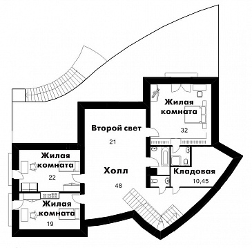 Элегантный дом в современном стиле / План 2 этажа