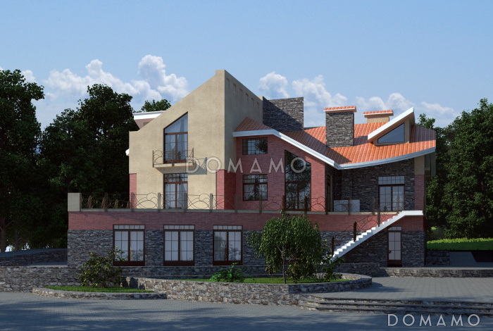 Элегантный дом в современном стиле