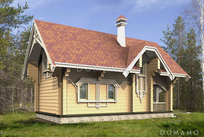 Проект бани со свайным фундаментом