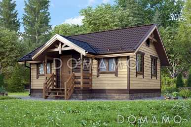 Проект одноэтажного небольшого дома