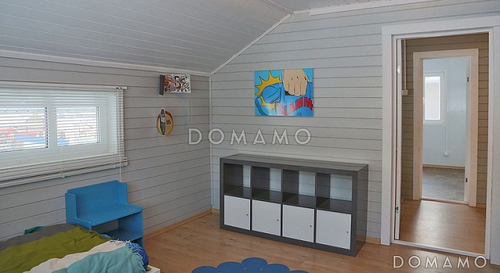 Проект каркасного дома с просторными комнатами