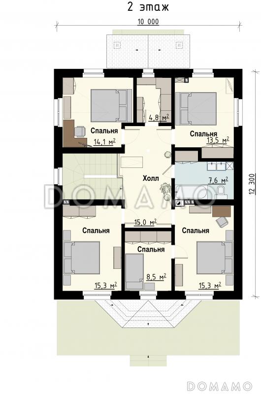 Октябрь / План 2 этажа