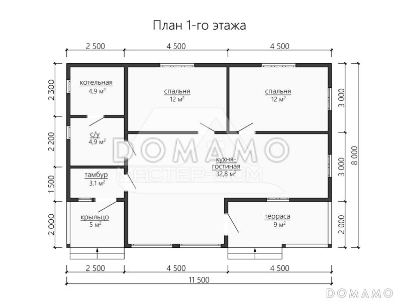 LR198 / План 1 этажа